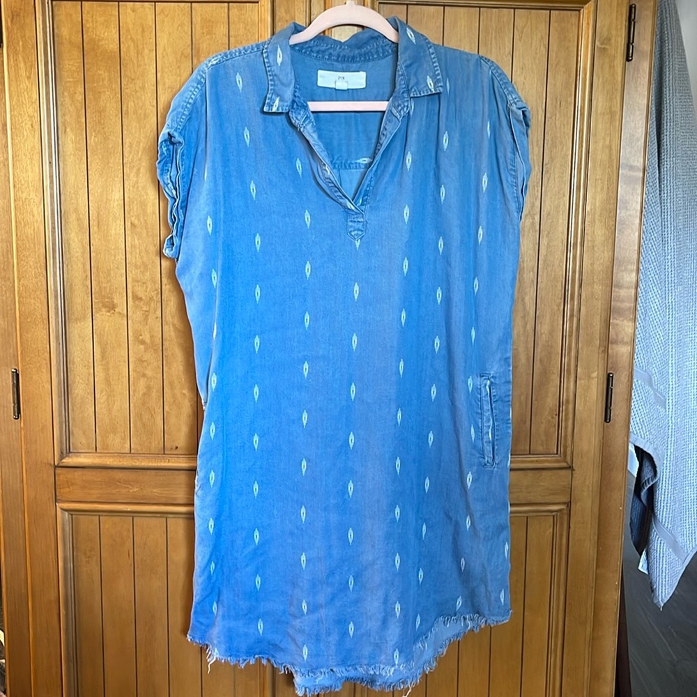 Blue Pocket Dress